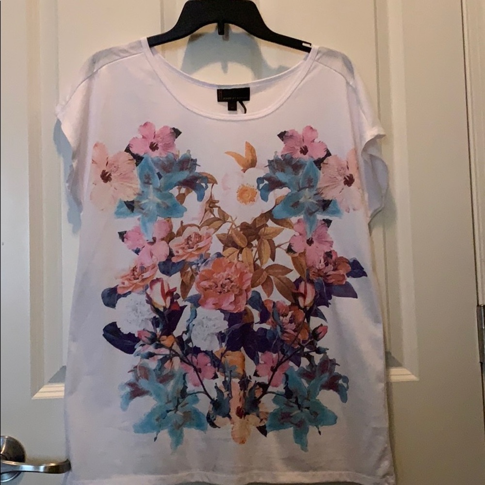 Oversized Floral print tee